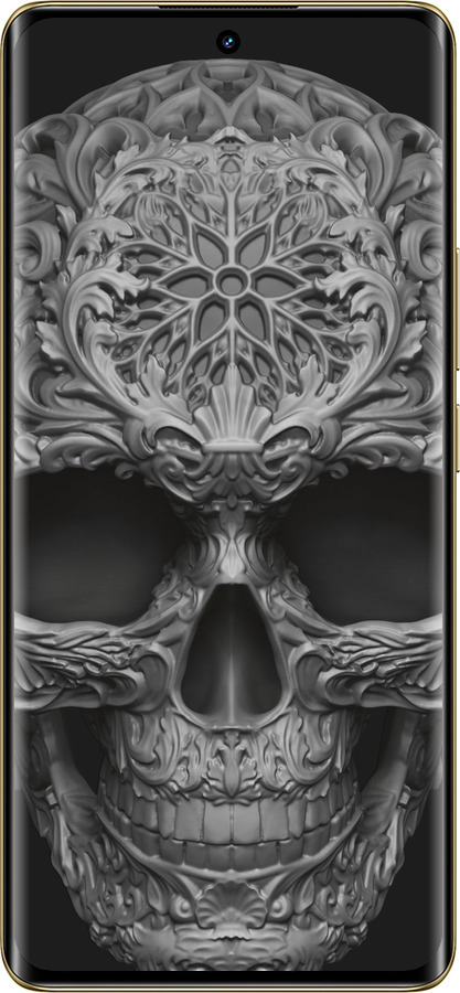 Силіконовий чехол skull-ornament для Realme Realme 12 Pro - 4101u-3649 изображение 