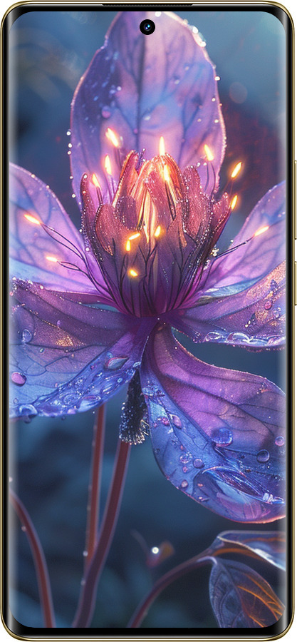 Силіконовий чехол Магічна квітка для Realme Realme 12 Pro - 6038u-3649 изображение 