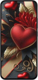 Силиконовый чехол Сердечки v2 для Realme 15T 5G - 5832u-4159 изображение 