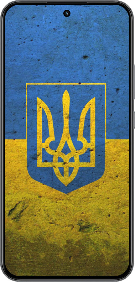 Силиконовый чехол Флаг и герб Украины 2 для Realme 15T 5G - 378u-4159 изображение 