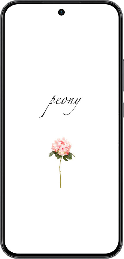 Силиконовый чехол Пион для Realme 15T 5G - 4366u-4159 изображение 