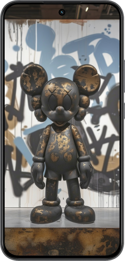 Силиконовый чехол Bronze kaws v2 для Realme 15T 5G - 6098u-4159 изображение 