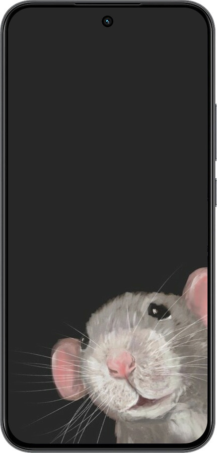 Силиконовый чехол The Peeking Rat для Realme 15T 5G - 6442u-4159 изображение 