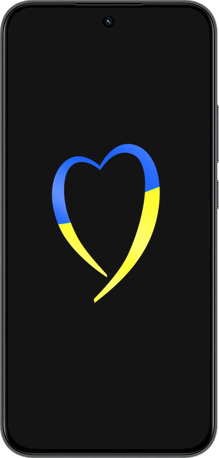 Силиконовый чехол Жёлто-голубое сердце для Realme 15T 5G - 885u-4159 изображение 