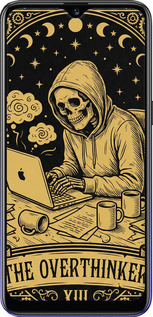 Силіконовий чехол The Overthinker для Realme 3 - 6774u-1869 изображение 