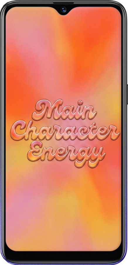 Силіконовий чехол Aura Gradient Main Character Energy Aesthetic Y2K для Realme 3 - 6783u-1869 изображение 