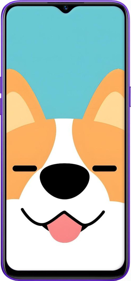 TPU чехол Корги для Realme 6i - 6280b-2059 изображение 