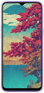 Силикон с усиленными углами чехол С изображением природы для Realme 6i - 6469sp-2059 изображение 