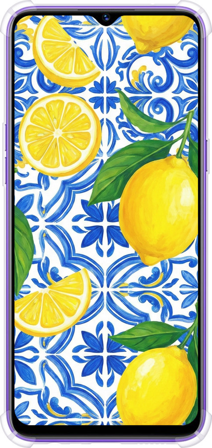 Силіконовий протиударний с посиленими кутами чехол Grocery Girl Italian Summer для Realme 6i - 6766sp-2059 изображение 