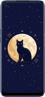 TPU чехол Cute Cat Celestial/Witchy для Realme 6 - 6787b-1913 изображение 