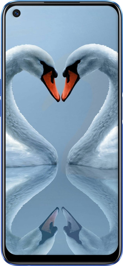 TPU чехол Лебеди для Realme 6 - 6007b-1913 изображение 