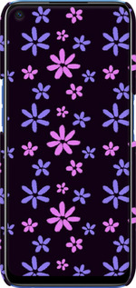 3D пластиковый матовый чехол с  цветами для Realme 6 - 6258m-1913 изображение 