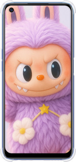 Силіконовий протиударний с посиленими кутами чехол Лабубу для Realme 6 - 6708sp-1913 изображение 