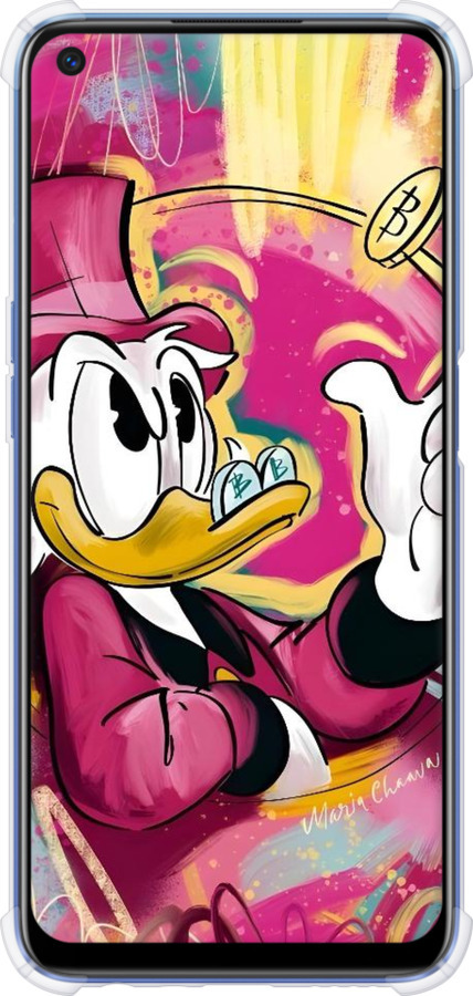 Силикон с усиленными углами чехол Скрудж для Realme 6 - 6283sp-1913 изображение 