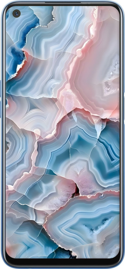 2D пластиковий чехол Мрамор для Realme 7 - 6306t-2081 изображение 
