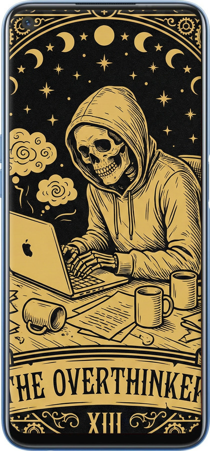 2D пластиковый чехол The Overthinker для Realme 7 - 6774t-2081 изображение 