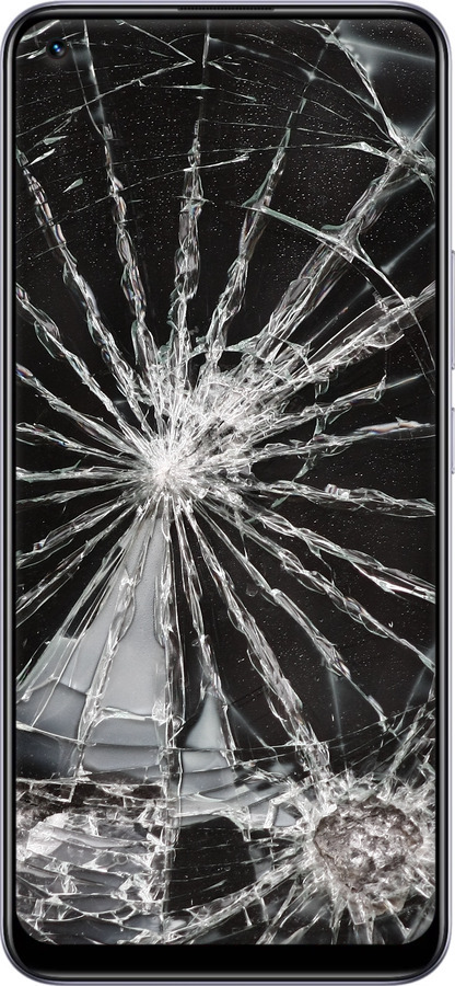 TPU чехол Glass для Realme 8 - 6608b-2303 изображение 