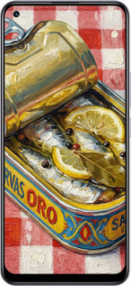 Силиконовый чехол Vintage Sardine Tin Phone для Realme 8 - 6772u-2303 изображение 