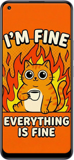 Силиконовый чехол Funny Cat для Realme 8 - 6786u-2303 изображение 