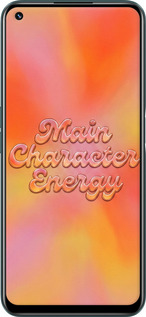 Силиконовый чехол Aura Gradient Main Character Energy Aesthetic Y2K для Realme 9 Pro - 6783u-2595 изображение 