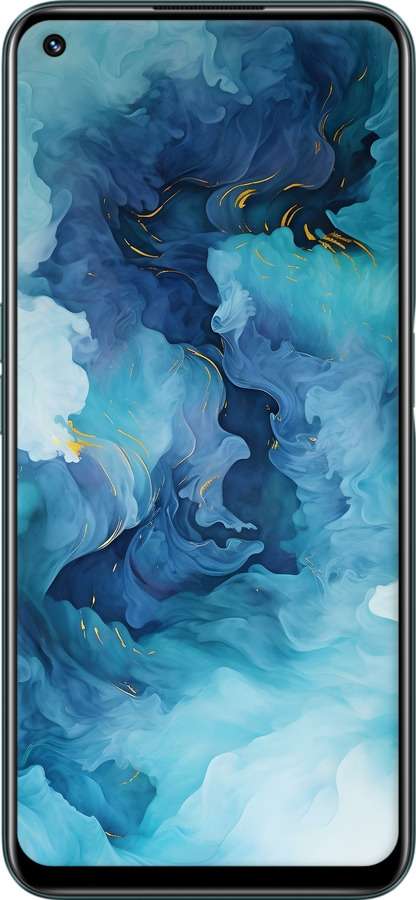 Силиконовый чехол Акварель для Realme 9 Pro - 6320u-2595 изображение 