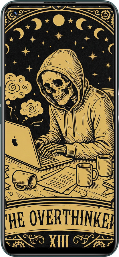 Силиконовый чехол The Overthinker для Realme 9 Pro - 6774u-2595 изображение 