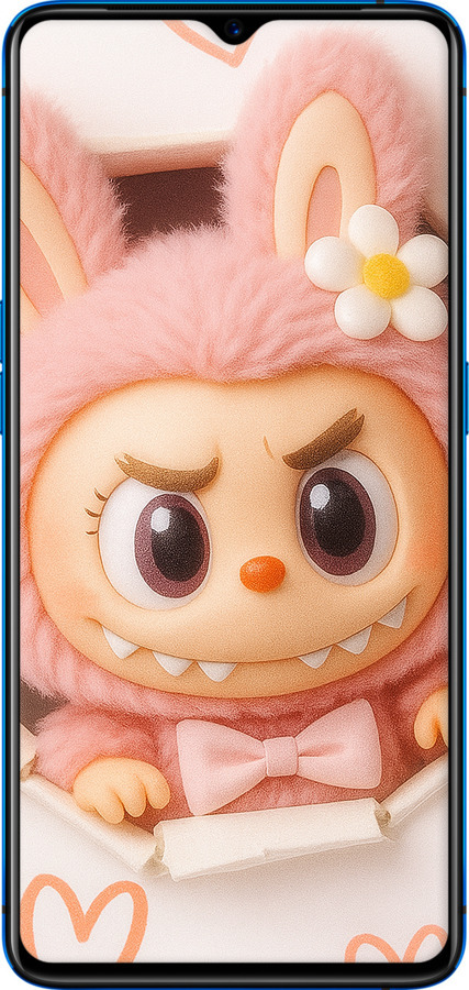 TPU чехол Лабубу 2 для Realme X2 Pro - 6710b-1866 изображение 