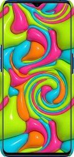 3D пластиковый матовый чехол Y2K Jelly Dream для Realme X2 Pro - 6780m-1866 изображение 