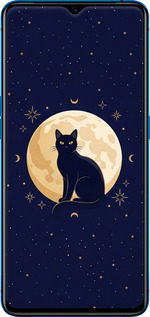 Силіконовий чехол Cute Cat Celestial/Witchy для Realme X2 Pro - 6787u-1866 изображение 