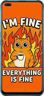 Силиконовый чехол Funny Cat для Realme X50 - 6786u-1894 изображение 