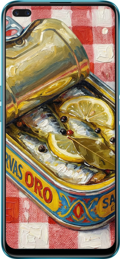 Силиконовый чехол Vintage Sardine Tin Phone для Realme X50 - 6772u-1894 изображение 