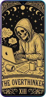 Силиконовый чехол The Overthinker для Realme XT - 6774u-1868 изображение 