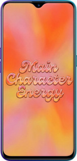 Силиконовый чехол Aura Gradient Main Character Energy Aesthetic Y2K для Realme XT - 6783u-1868 изображение 