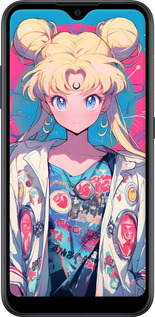 TPU чехол Сейлор Мун 2 для Samsung Galaxy A01 A015F - 6351b-1842 изображение 