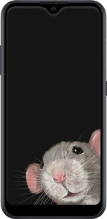 TPU чехол The Peeking Rat для Samsung Galaxy A01 A015F - 6442b-1842 изображение 