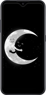 TPU чехол Лунные объятия для Samsung Galaxy A01 A015F - 6508b-1842 изображение 