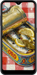 TPU чехол Vintage Sardine Tin Phone для Samsung Galaxy A01 A015F - 6772b-1842 изображение 