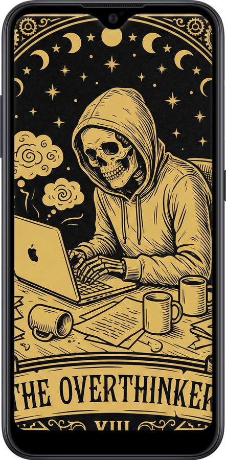 TPU чехол The Overthinker для Samsung Galaxy A01 A015F - 6774b-1842 изображение 