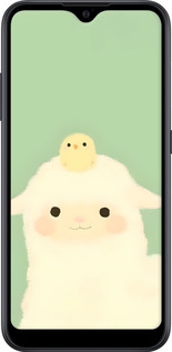 2D пластиковый чехол Барашек и ципленок для Samsung Galaxy A01 A015F - 6369t-1842 изображение 