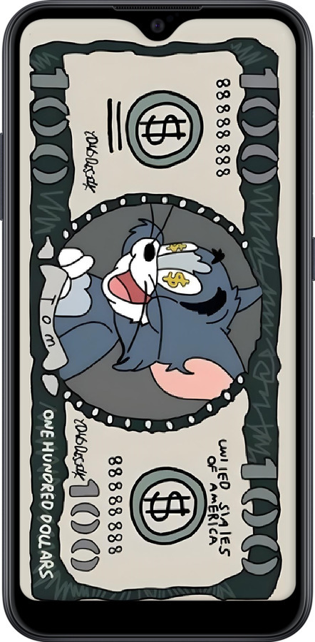 2D пластиковий чехол Том и джерри для Samsung Galaxy A01 A015F - 6291t-1842 изображение 