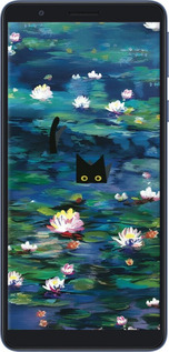 TPU чехол Чохол із зображенням водяних лілій Моне та кішок для Samsung Galaxy A01 Core A013F - 6399b-2065 изображение 