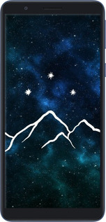TPU чехол Гори та зірки намальовані на тлі галактики для Samsung Galaxy A01 Core A013F - 6490b-2065 изображение 