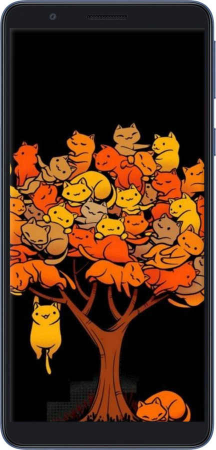 TPU чехол Дерево и котики для Samsung Galaxy A01 Core A013F - 6516b-2065 изображение 