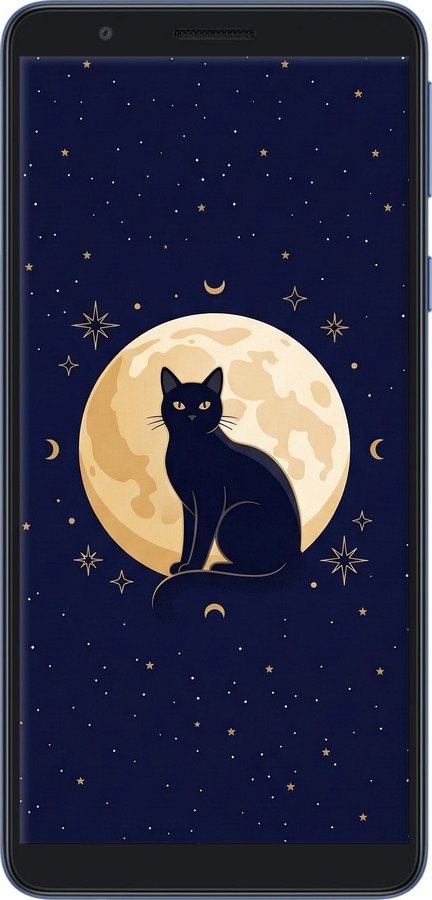 TPU чехол Cute Cat Celestial/Witchy для Samsung Galaxy A01 Core A013F - 6787b-2065 изображение 