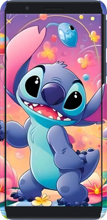 3D пластиковый матовый чехол Стич 2 для Samsung Galaxy A01 Core A013F - 6371m-2065 изображение 