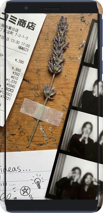 3D пластиковый матовый чехол Aesthetic Scrapbook Collage для Samsung Galaxy A01 Core A013F - 6773m-2065 изображение 