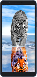 Силиконовый чехол Тигр для Samsung Galaxy A01 Core A013F - 6016u-2065 изображение 