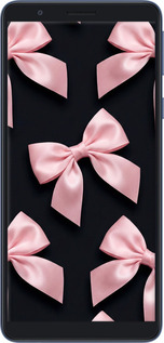 Силіконовий чехол Coquette Ribbons Dark Coquette для Samsung Galaxy A01 Core A013F - 6767u-2065 изображение 