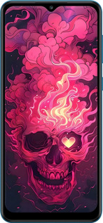 TPU чехол Череп арт для Samsung Galaxy A02 A022G - 6385b-2260 изображение 