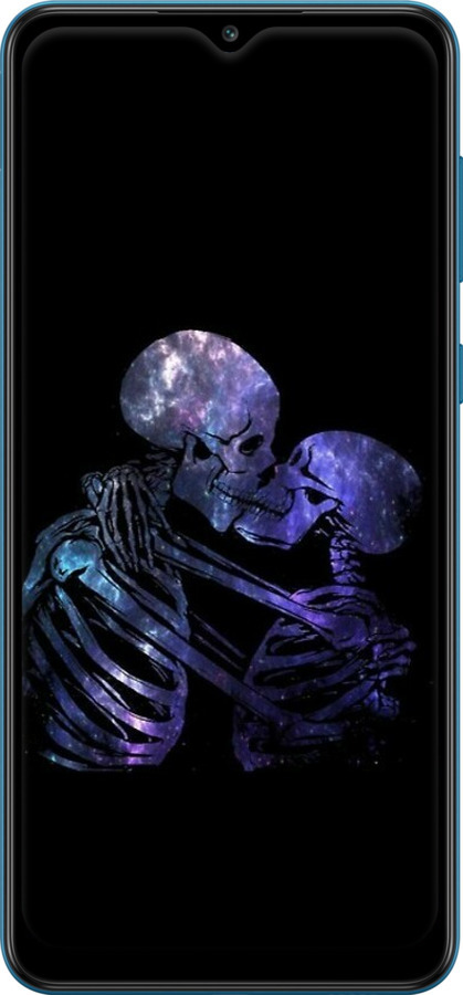 TPU чехол С изображением скелета для Samsung Galaxy A02 A022G - 6537b-2260 изображение 